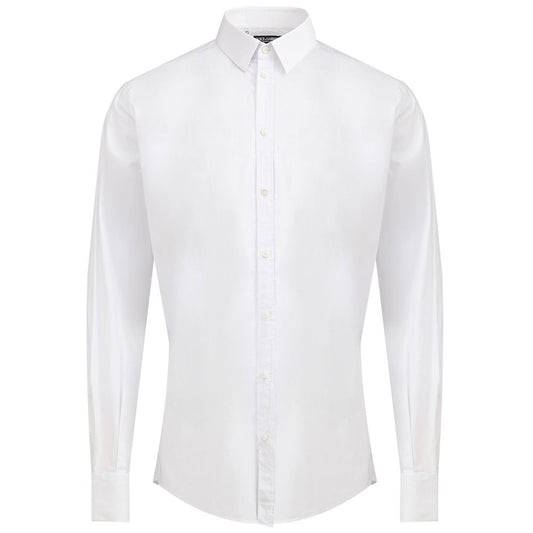 White Cotton Dress Shirt