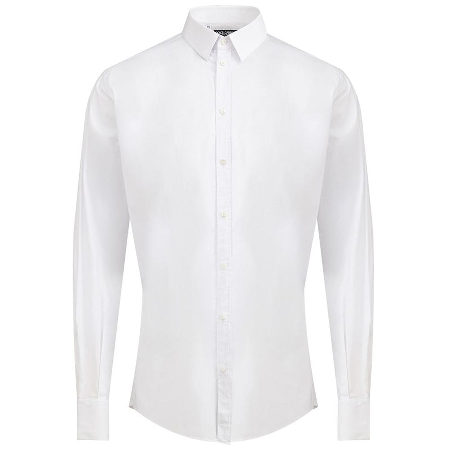 White Cotton Dress Shirt
