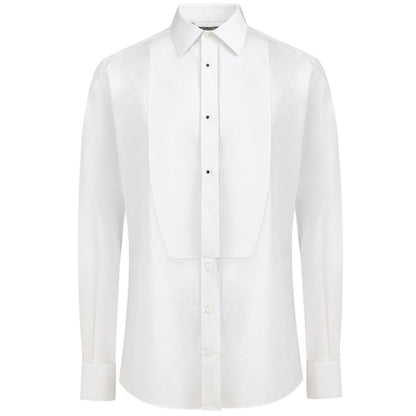 White Cotton Dress Shirt