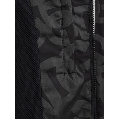 Black Polyester Shell Jacket