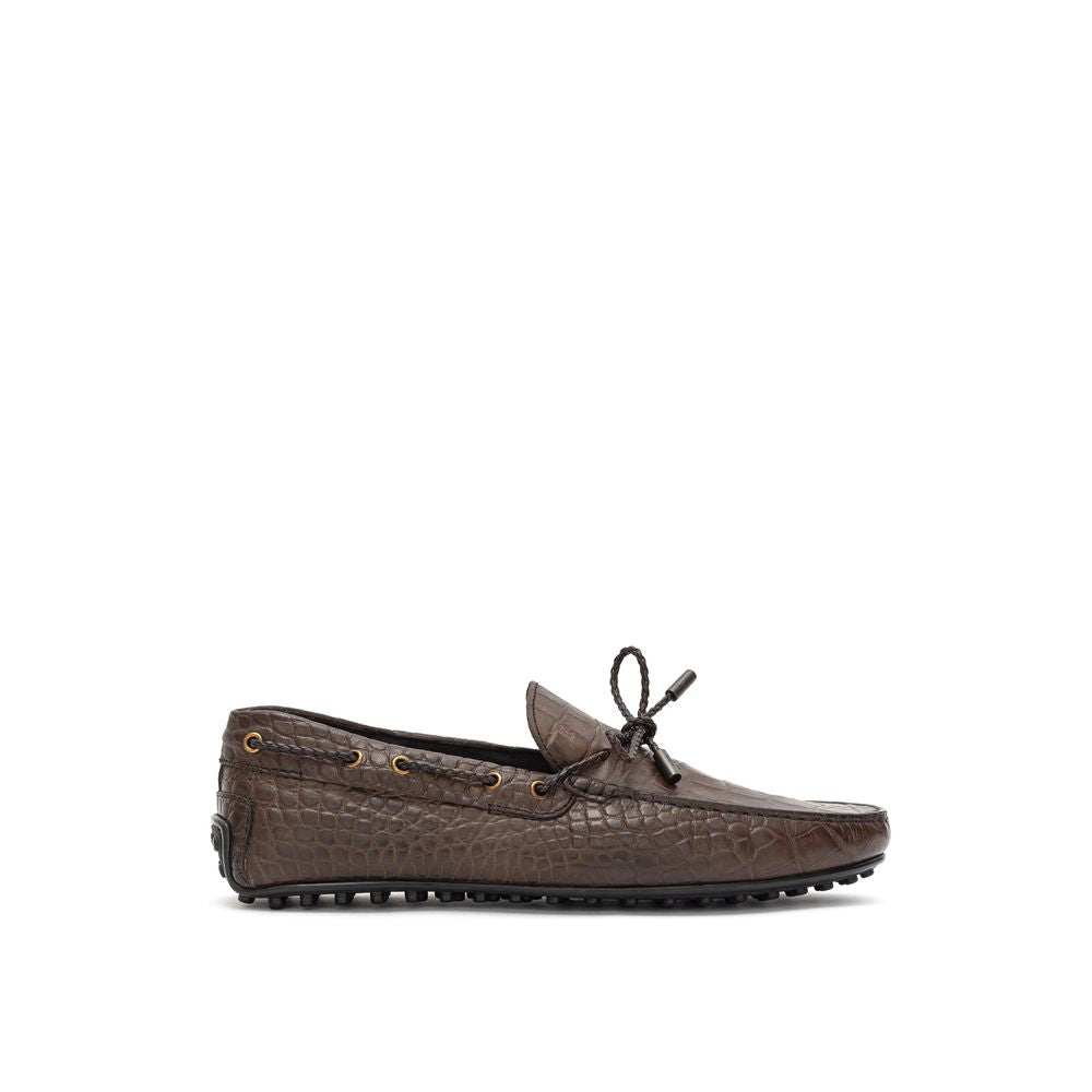 Brown Leather Moccassin