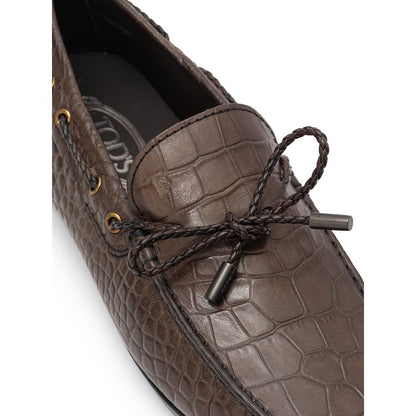 Brown Leather Moccassin