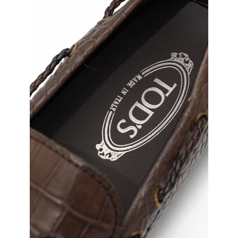 Brown Leather Moccassin