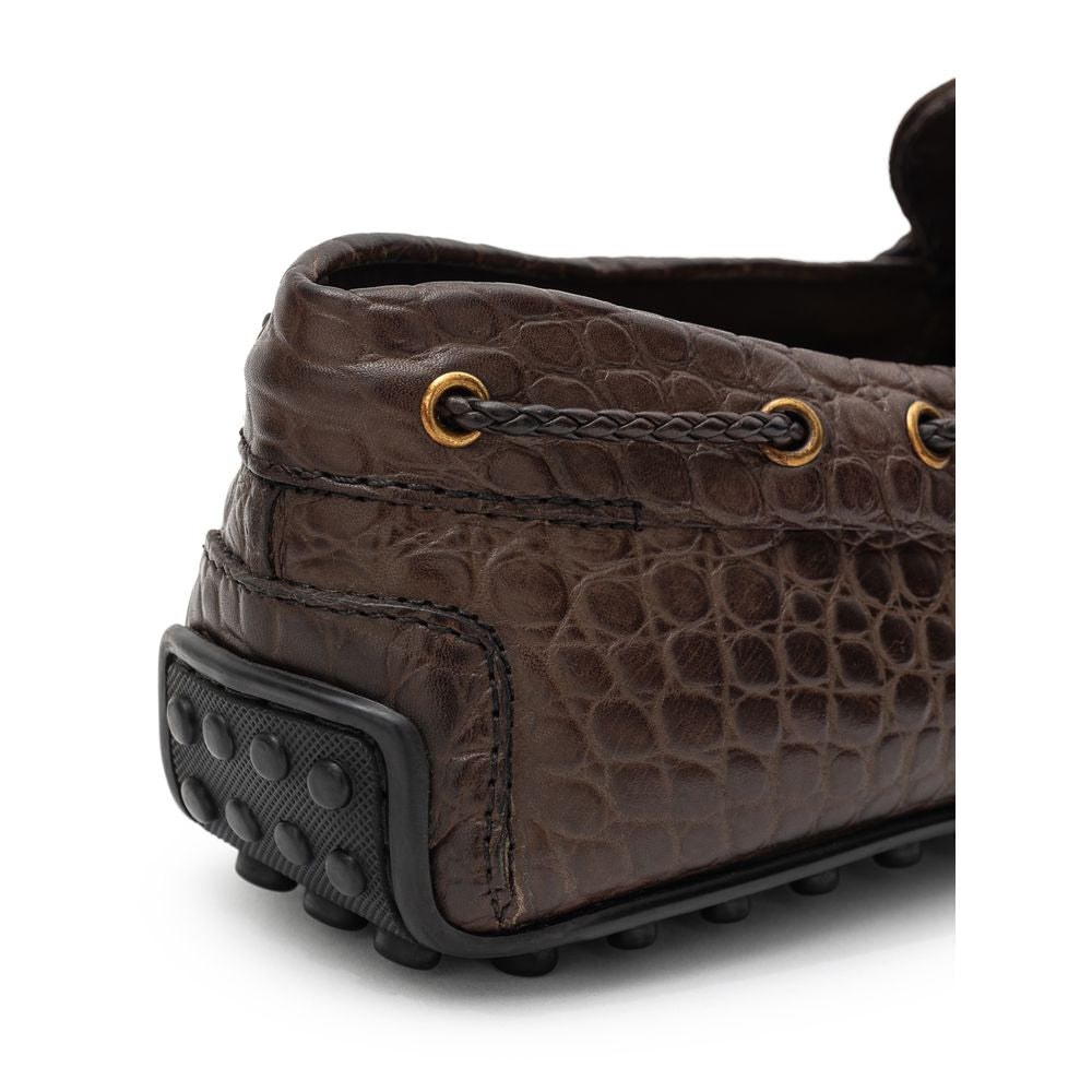 Brown Leather Moccassin