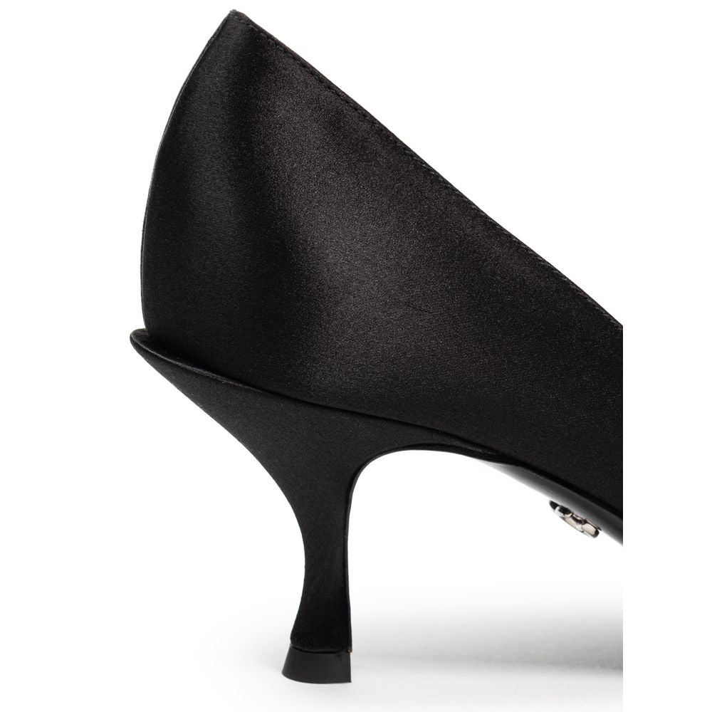 Black Viscose Pumps