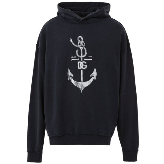 Blue Cotton Sweatshirt