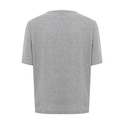 Elegant Gray Cotton Top for Women