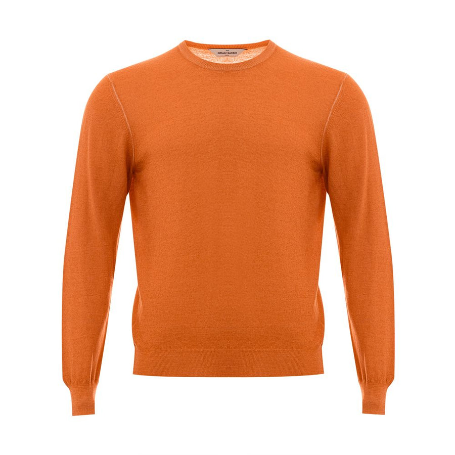 Orange Wool Sweatshirt