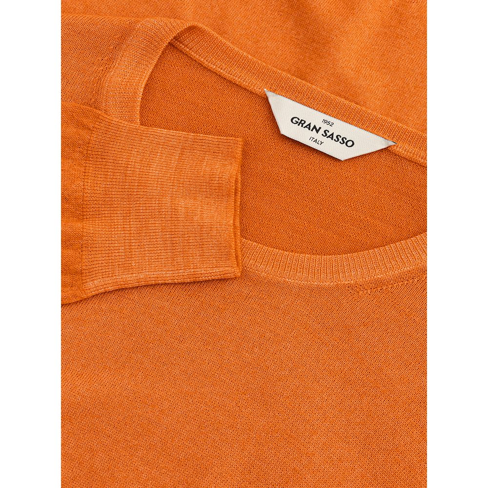 Orange Wool Sweatshirt