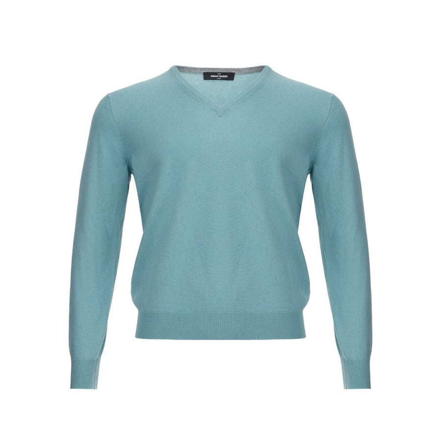 Turquoise Cashmere Sweater Elegance