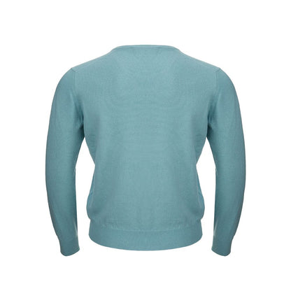Turquoise Cashmere Sweater Elegance