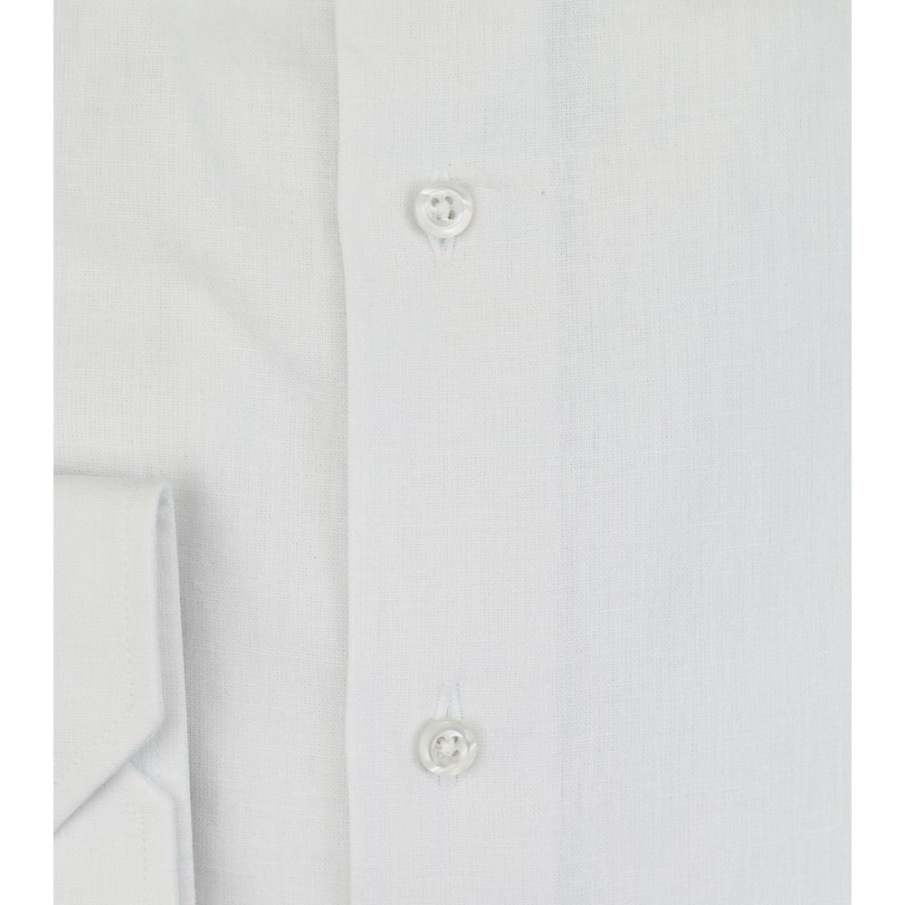 White Linen Men Shirt