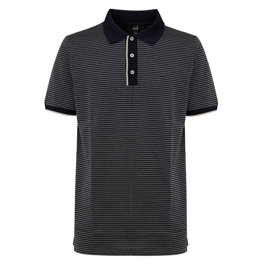 Blue Cotton Polo Shirt