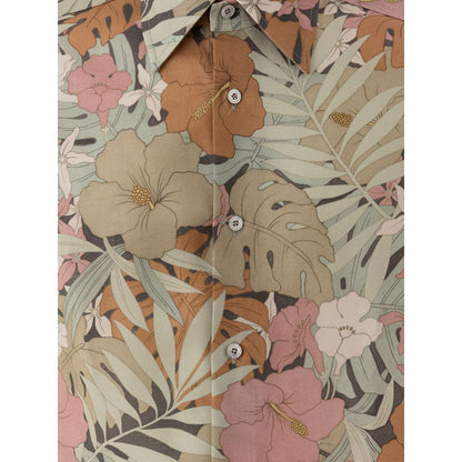 Multicolor Lyocell Pattern Shirt