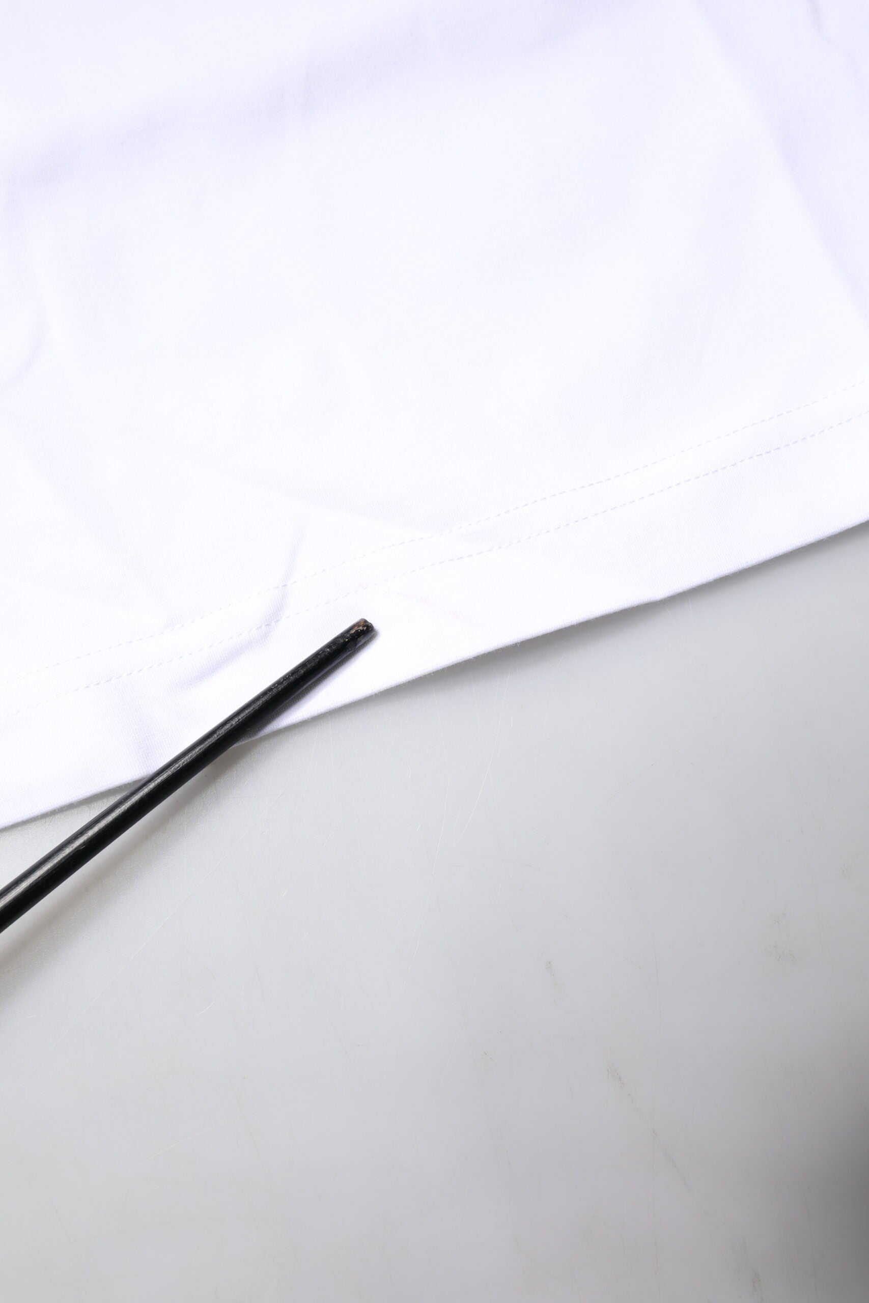 White Bellissima Cotton Crew Neck T-shirt