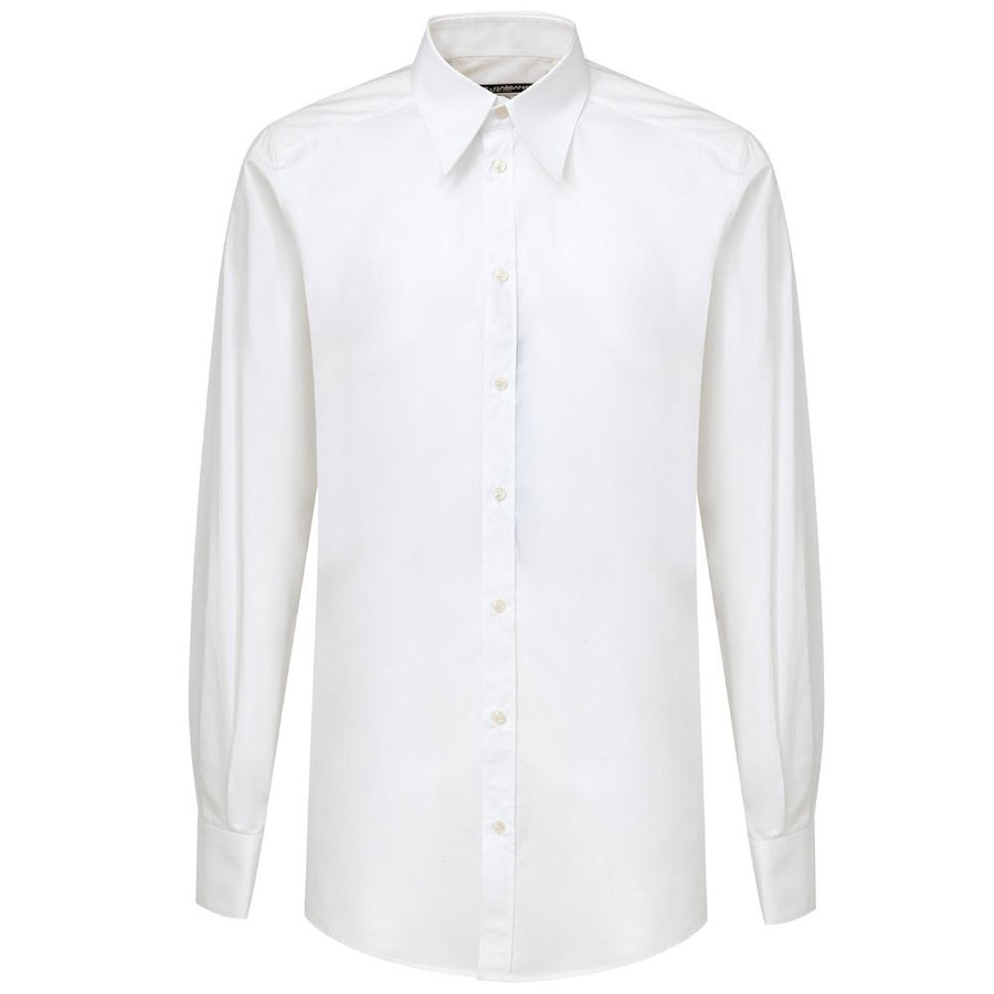 White Cotton Dress Shirt