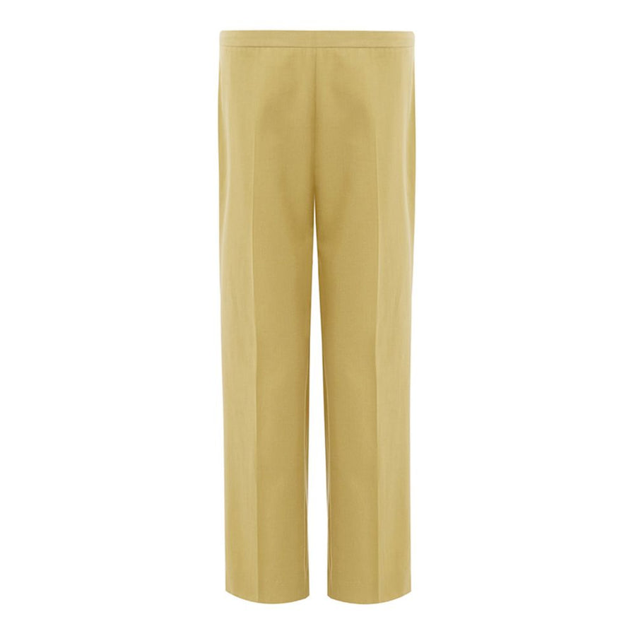 Golden Elegance Cotton Pants