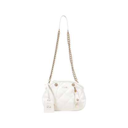 Cream Polyethylene Handbag