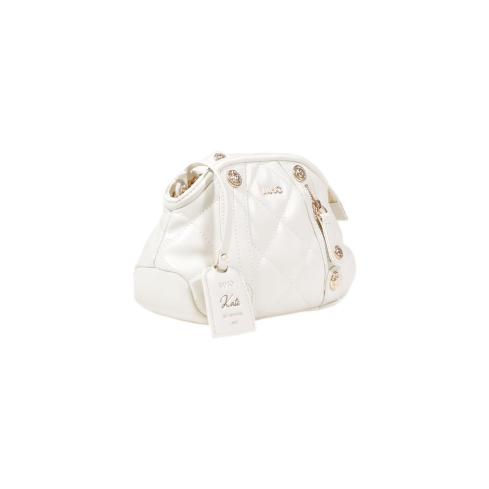 Cream Polyethylene Handbag