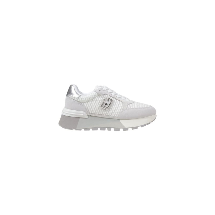 Silver Leather Sneaker