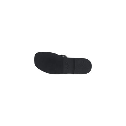 Black Leather Sandal
