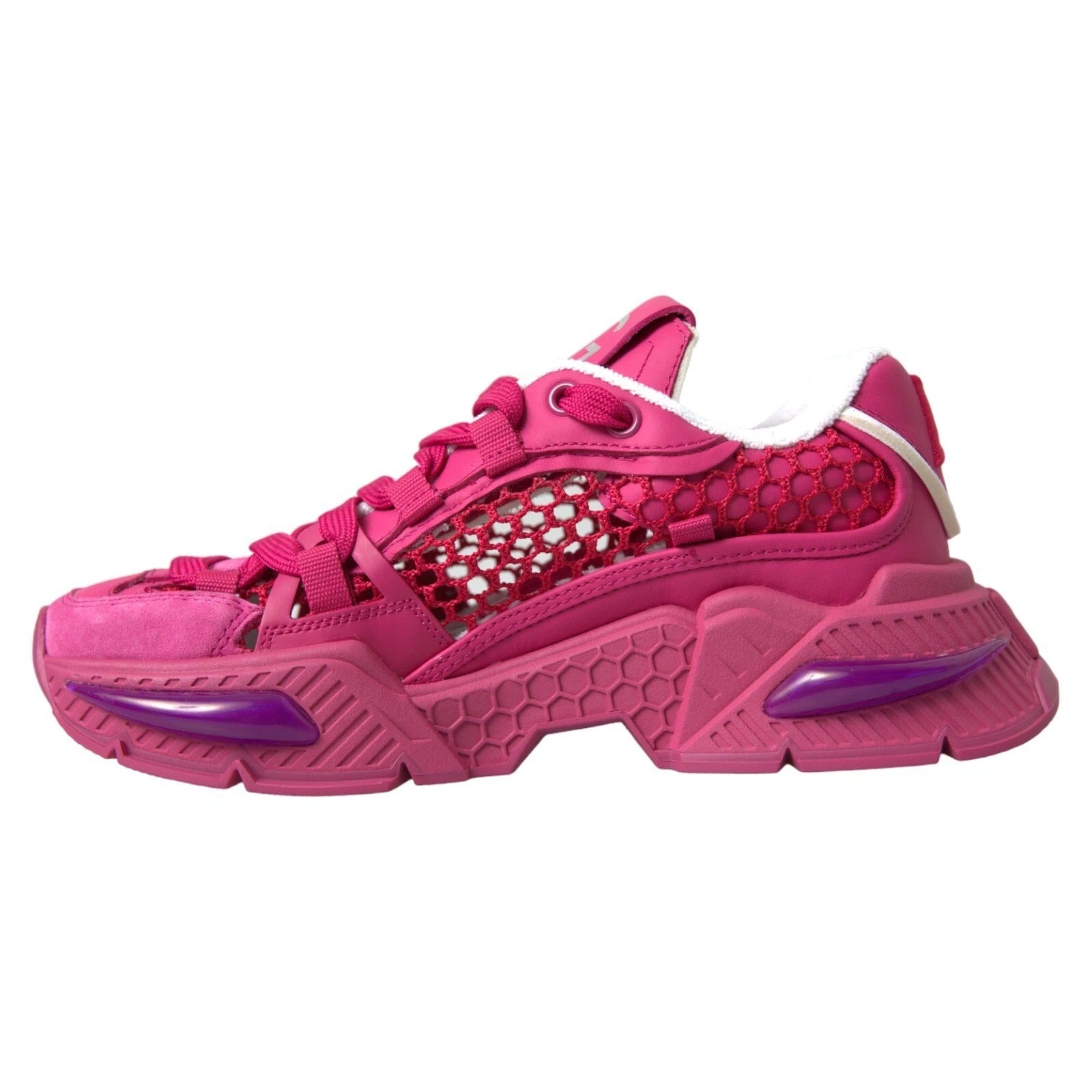 Pink Airmaster Mesh Panelled Low Top Sneakers Shoes