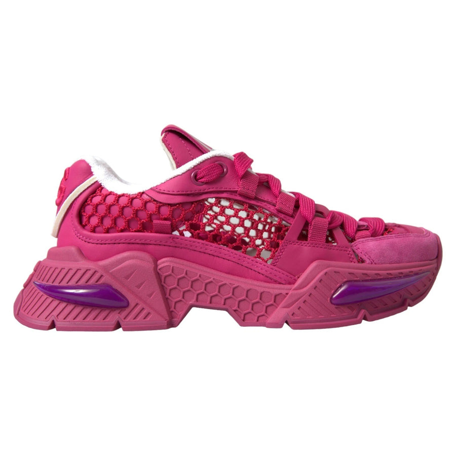 Pink Airmaster Mesh Panelled Low Top Sneakers Shoes