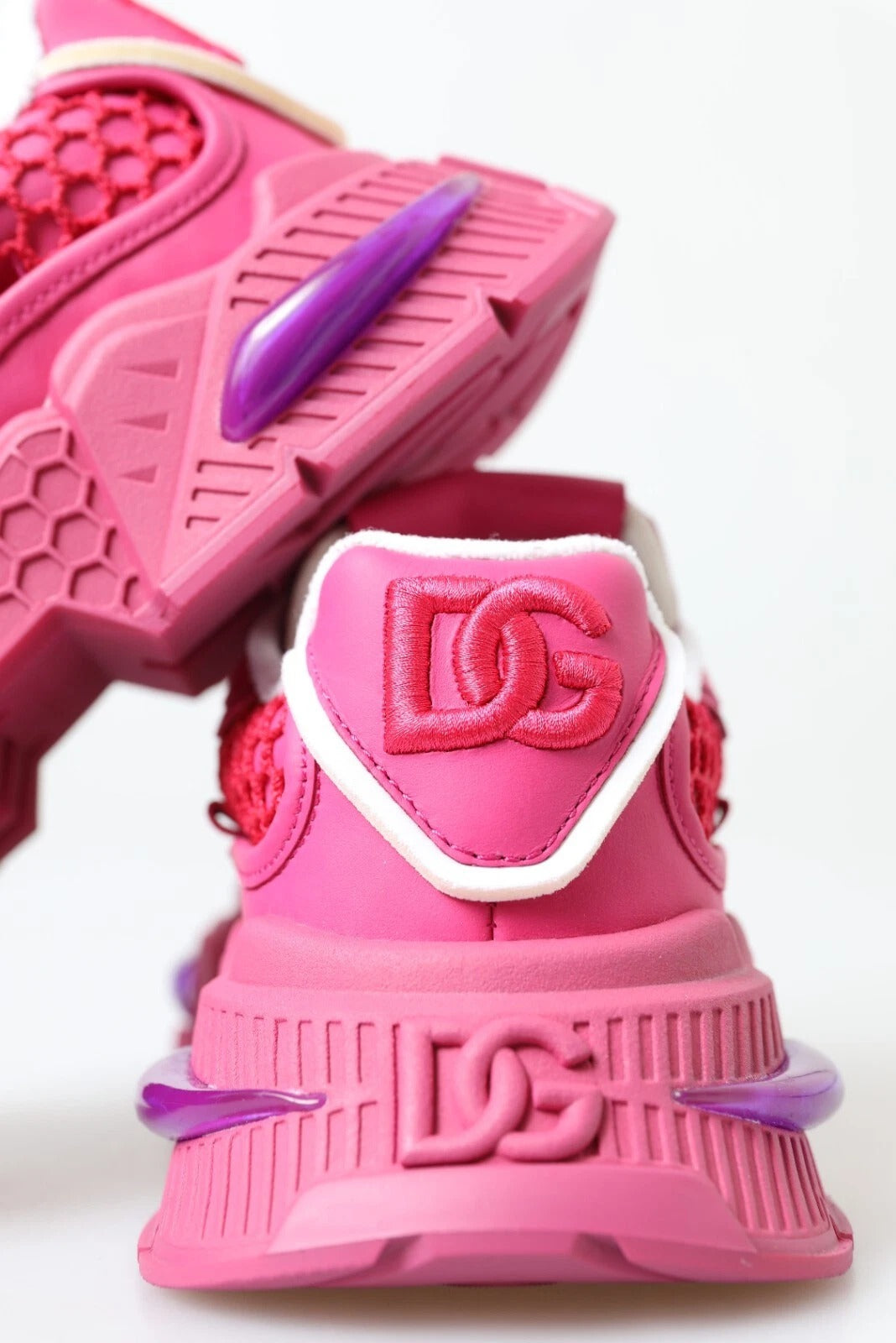 Pink Airmaster Mesh Panelled Low Top Sneakers Shoes