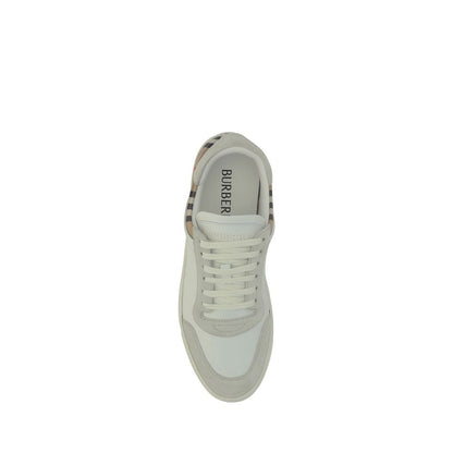 White Rubber Low Top Sneakers