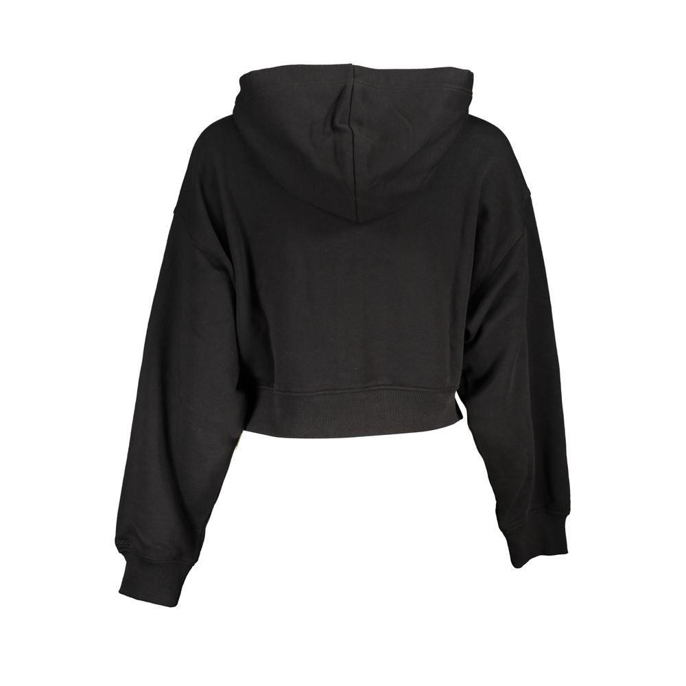 Black Cotton Women Sweater