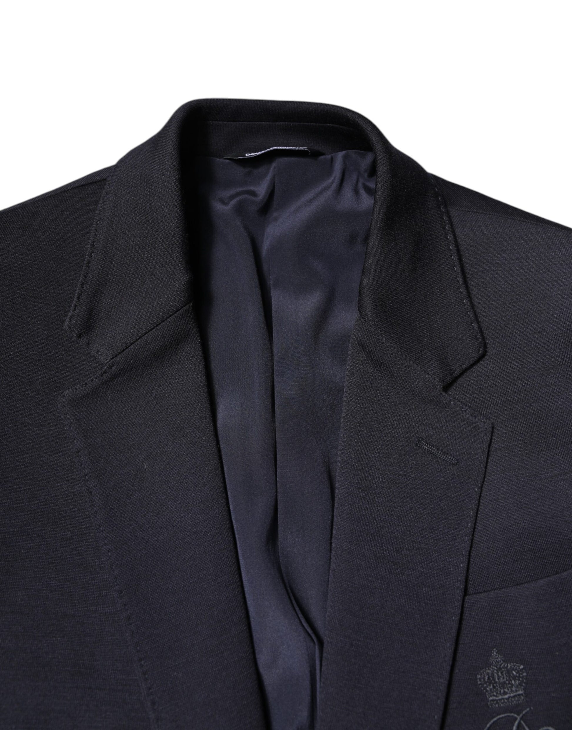 Black Wool Single Breasted Coat Suit Blazer