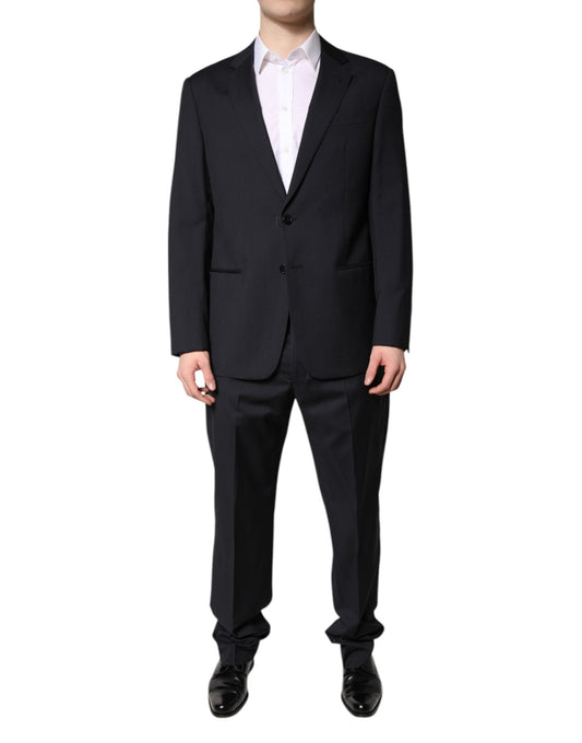 Black Single Breasted Formal 2 Piece Suit