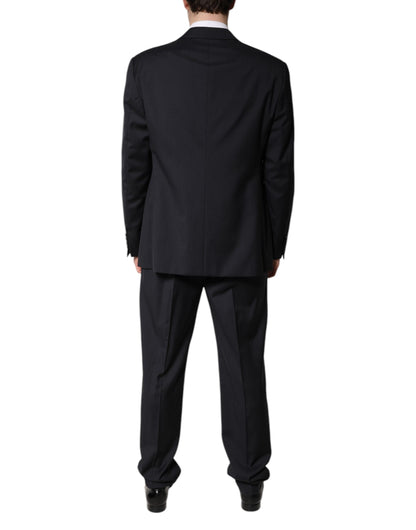 Black Single Breasted Formal 2 Piece Suit