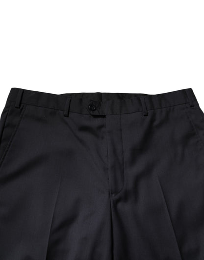 Black Single Breasted Formal 2 Piece Suit