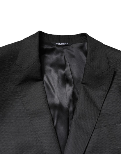 Black Single Breasted Formal 2 Piece Suit