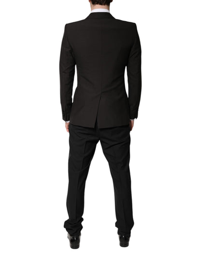 Black Single Breasted Formal 3 Piece Suit