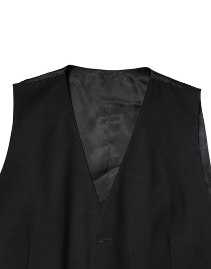 Black Single Breasted Formal 3 Piece Suit