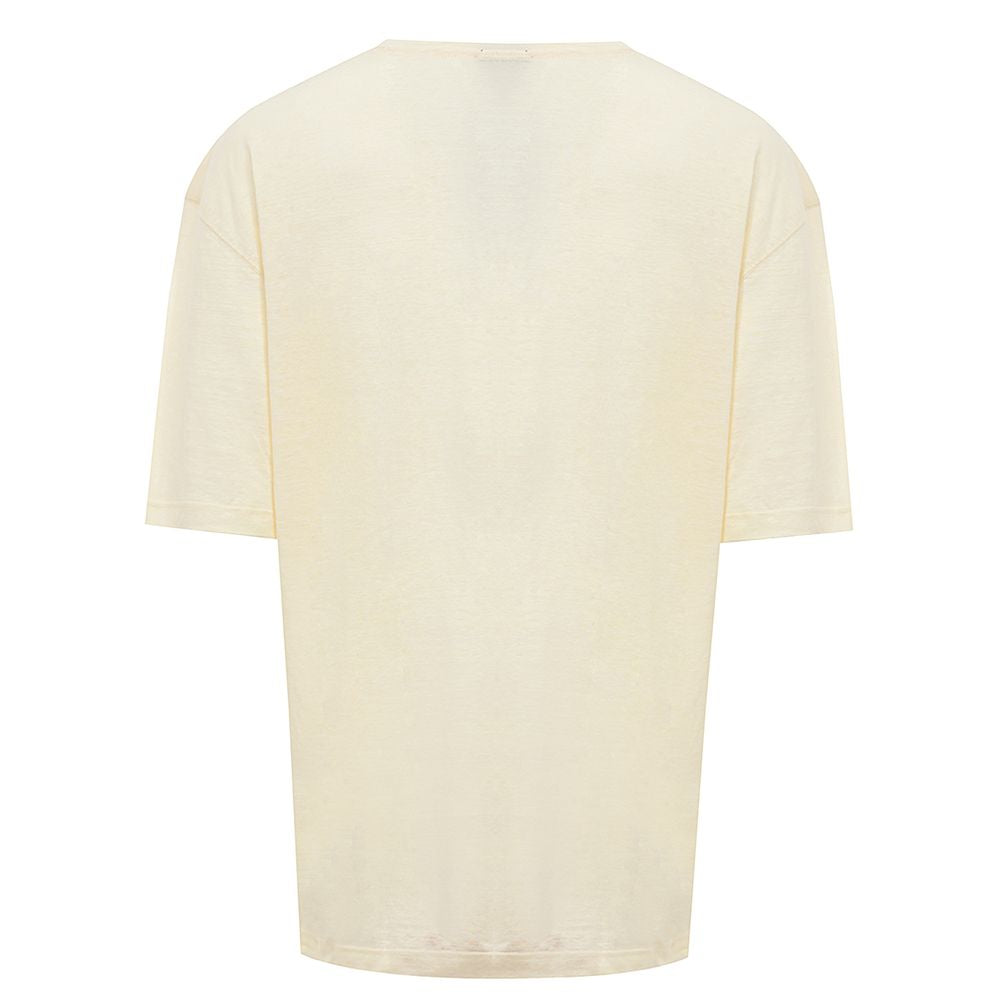 Yellow Linen T-Shirt
