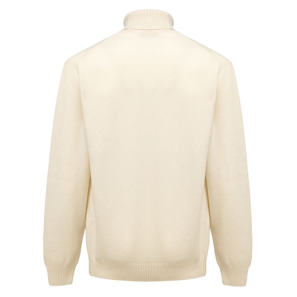 White Cashmere Turtleneck