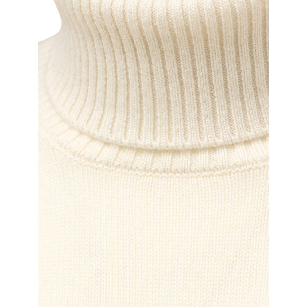 White Cashmere Turtleneck
