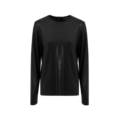 Black Viscose Long Sleeve