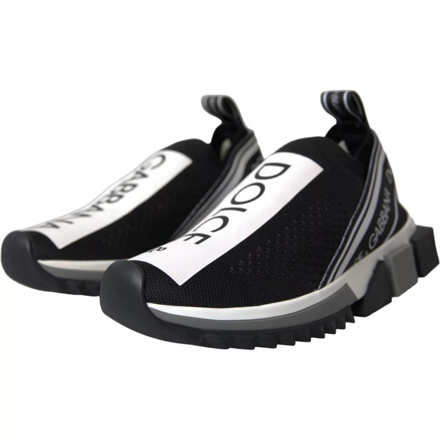 Black White Slip On Sorrento Sneakers Shoes