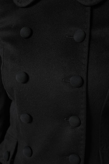 Black Wool Sartoria Italiano Blazer Jacket