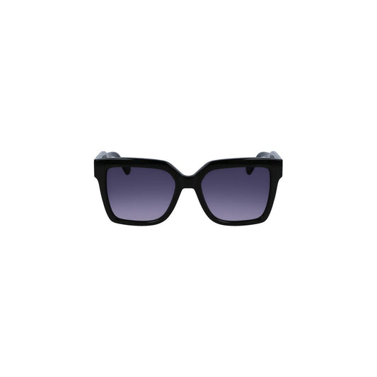 Black Acetate Women Sunglasses