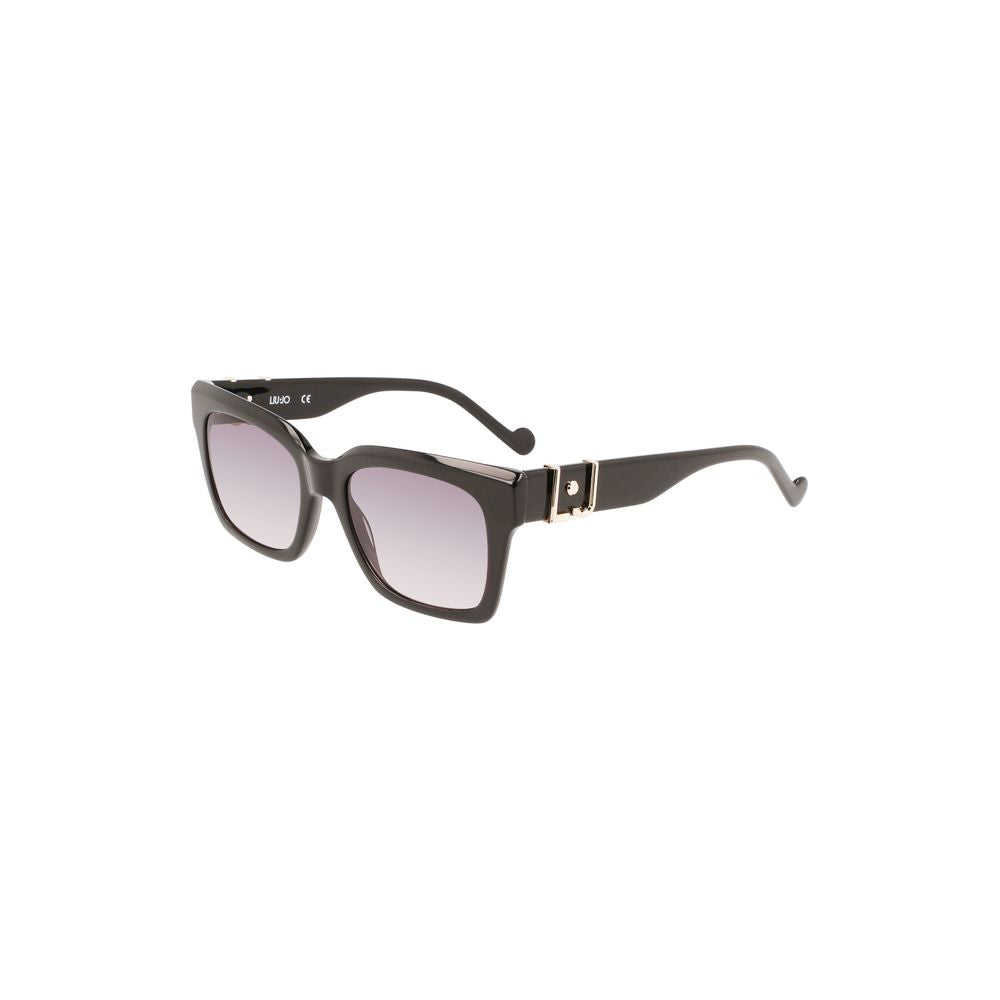 Black Acetate Women's Sunglass