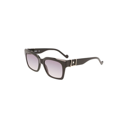 Black Acetate Women's Sunglass