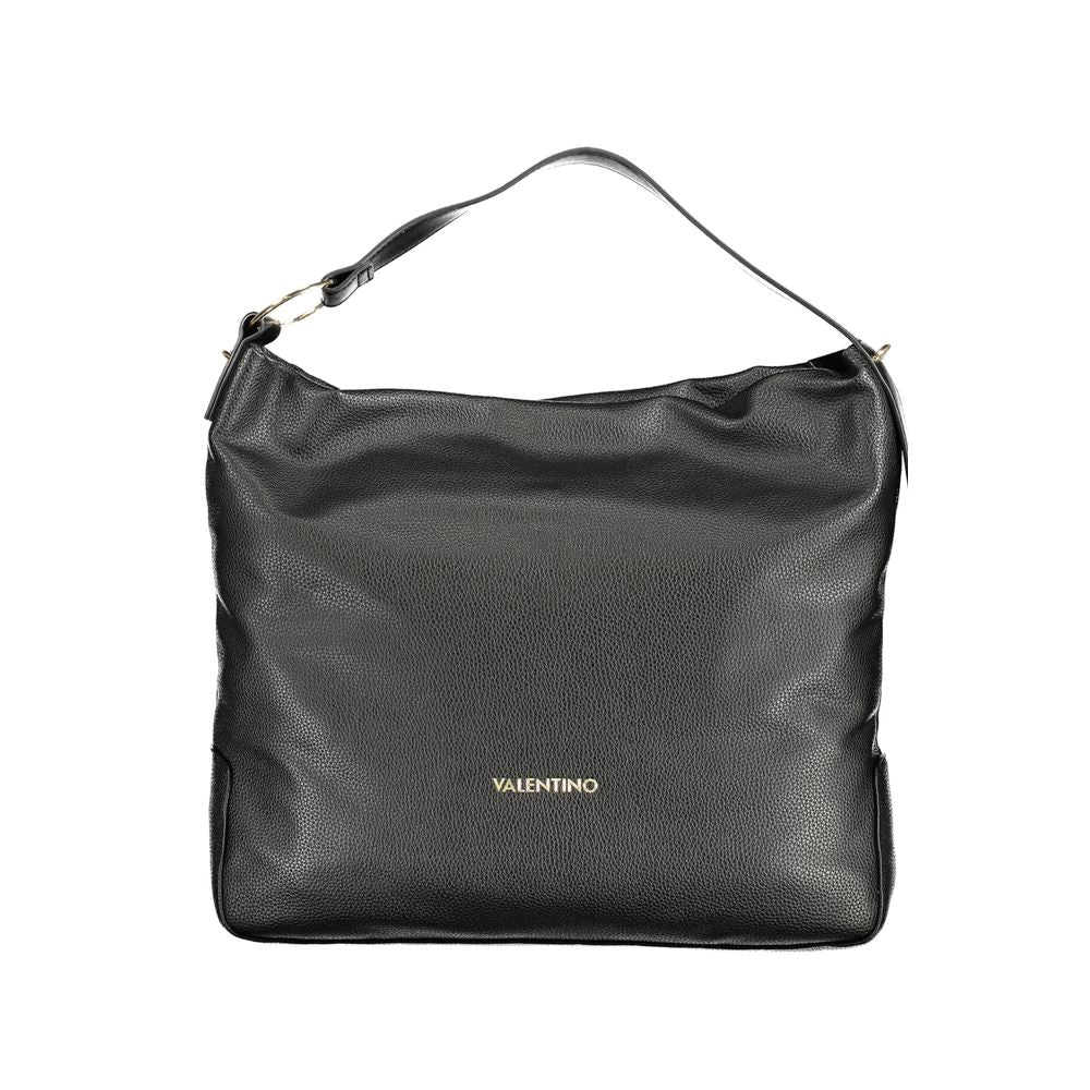 Black Polyethylene Women Handbag
