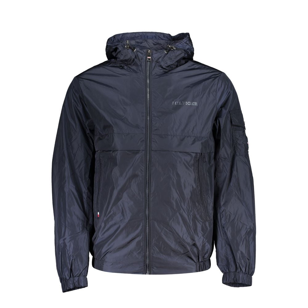 Blue Nylon Men's Jacket