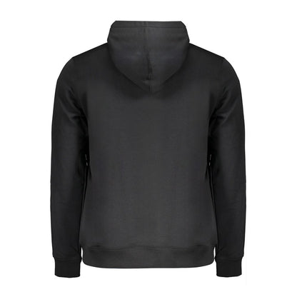 Black Cotton Men Sweater