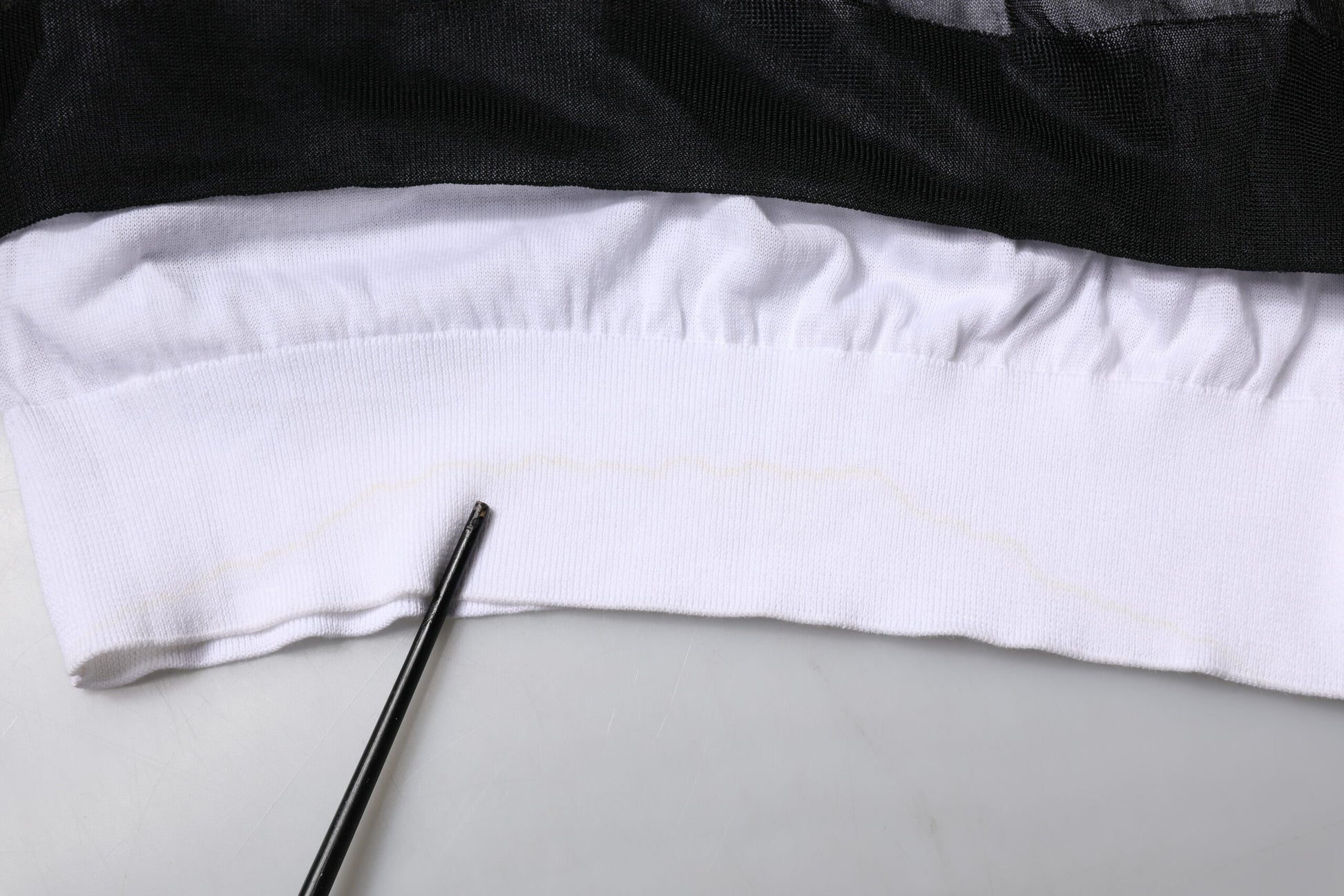 Black White Logo Knitted Pullover Sweater